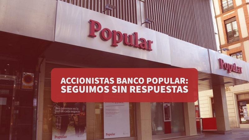 Accionistas Banco Popular: seguimos sin respuestas